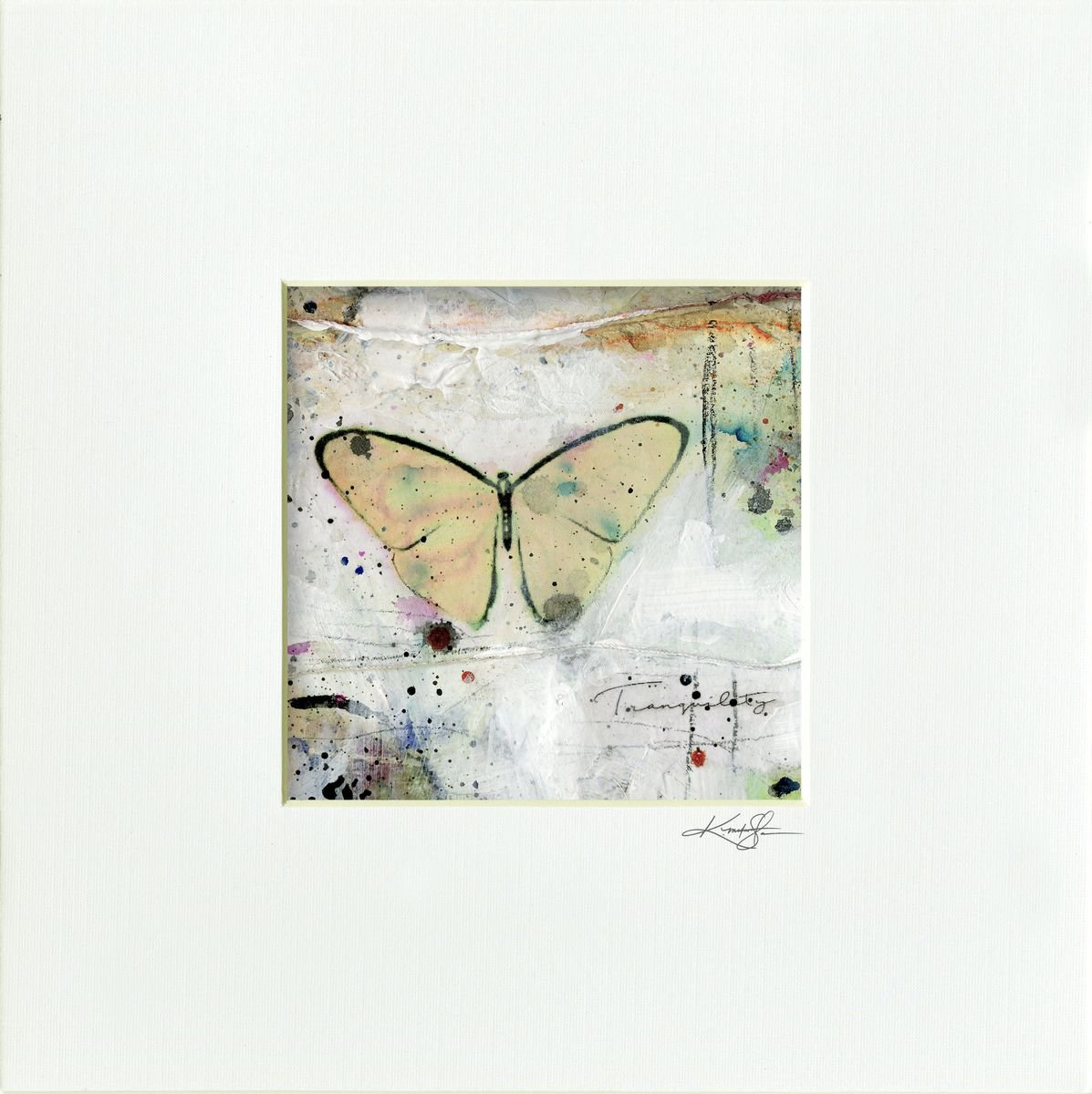 The Melody of Reflection 12  - Butterfly art  by Kathy Morton Stanion by Kathy Morton Stanion