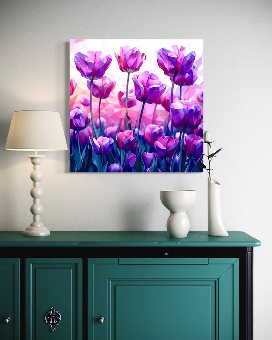 CRYSTAL LILAC TULIPS