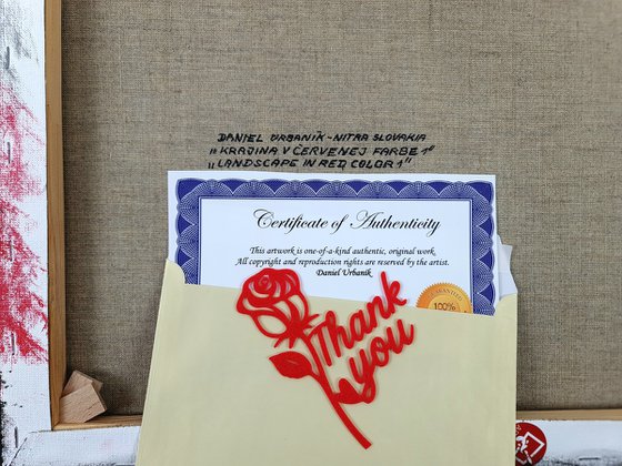 Landscape in red color 1