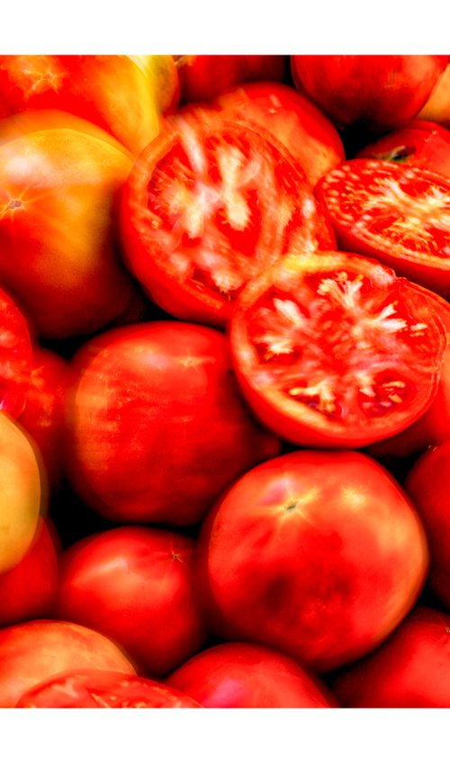 Tomatoes 2. Abstract Limited Edition 1/50 15x10 inch Photographic Print by Graham Briggs