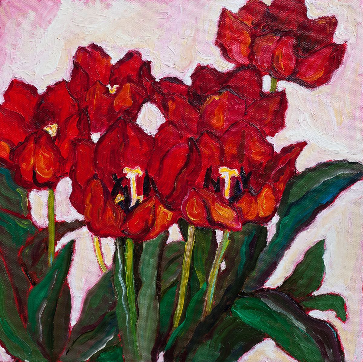 Tulips by Liudmila Pisliakova