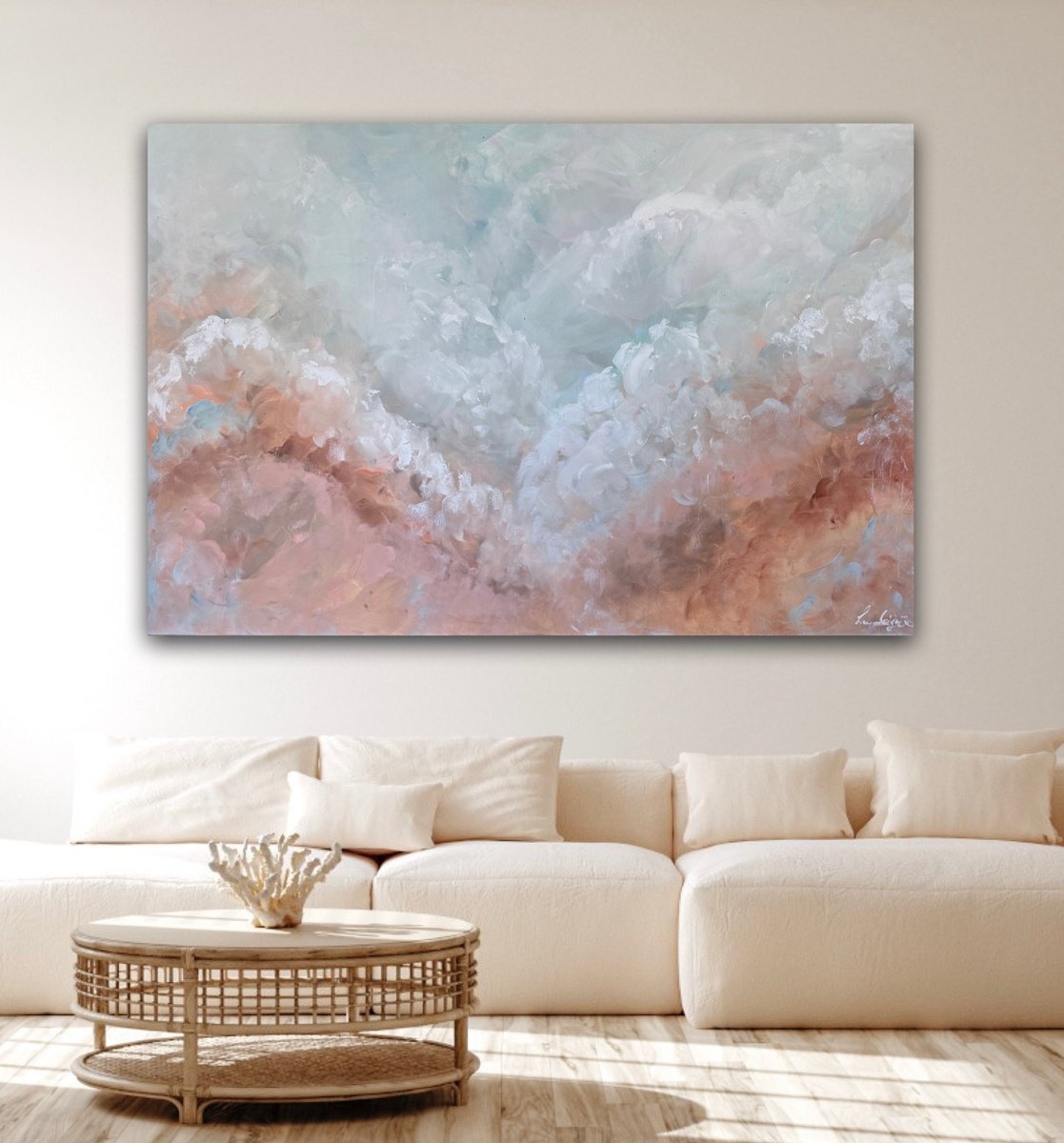 Whispering Sky By Ivana Gigovic, 59 X 39, Artwork For Sale On Artfinder