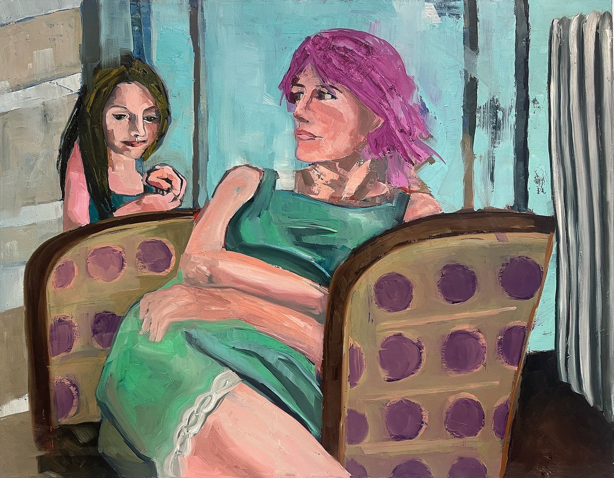 Watching By Ulli Schmitt, 43 X 33, Artwork For Sale On Artfinder