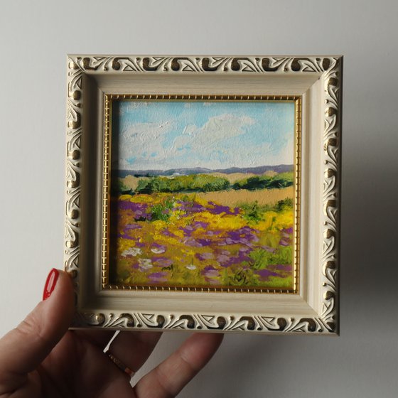 Wildflowers, Tiny Framed Art