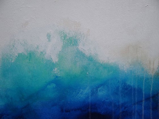 sea blues (150 x 60 cm )