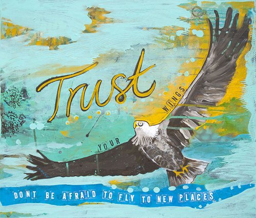 Trust your wings by Suzie Cumming