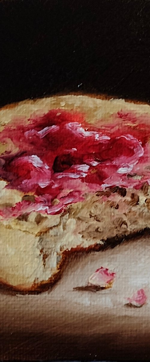 Little Crumpet still life by Jane Palmer Art