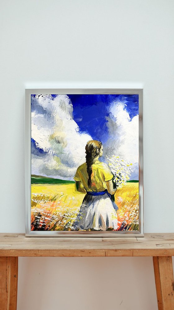 The Girl with Daisies