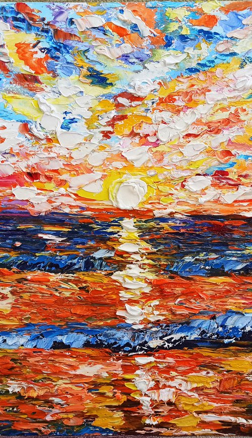 Seascape Sunset by Oksana Fedorova