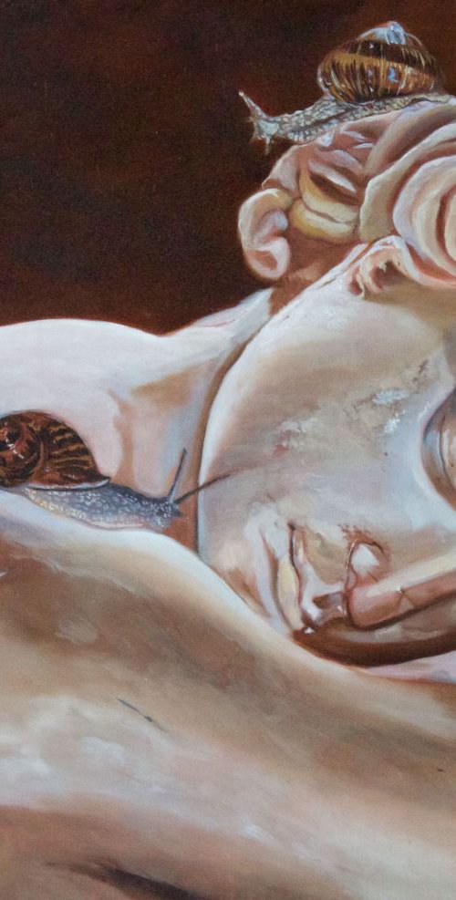 Hermaphrodites, Original Oil Painting by Anne Zamo by Anne Zamo