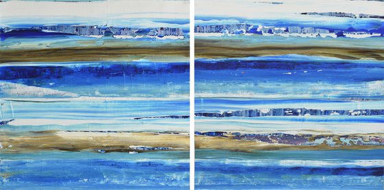 Aqua 11 (Diptych)