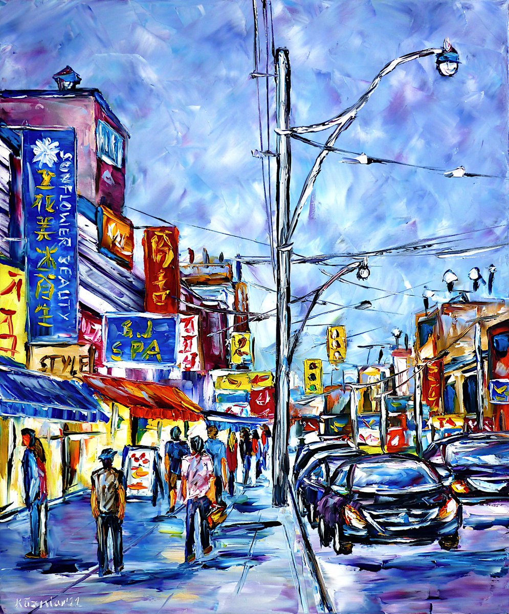 Toronto, Chinatown II by Mirek Kuzniar