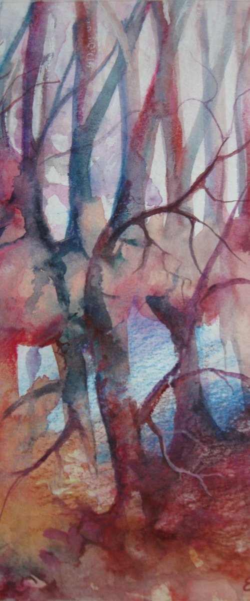 Abstract forest by Elena Oleniuc