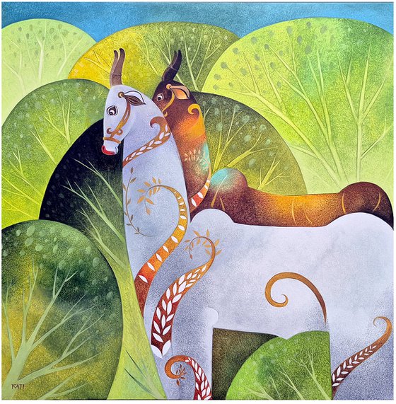 The Decorated Bulls
