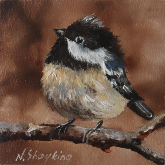 Bird Small Painting Framed