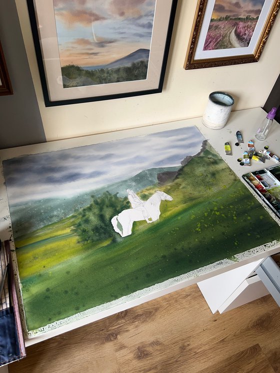 Where the Hills Breathe, 56x76 cm