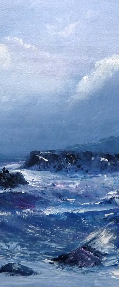 Breaking Waves by Margaret Denholm