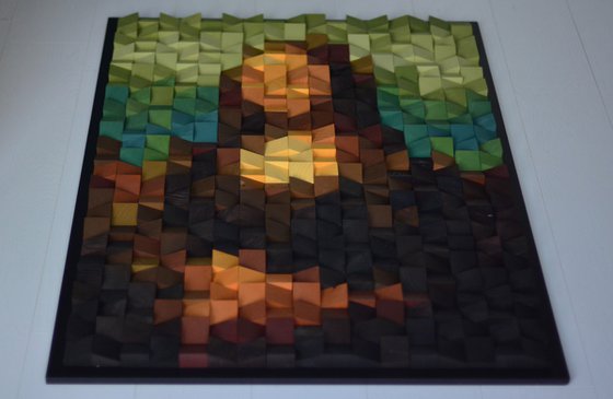 Wooden Art "Mona Lisa"