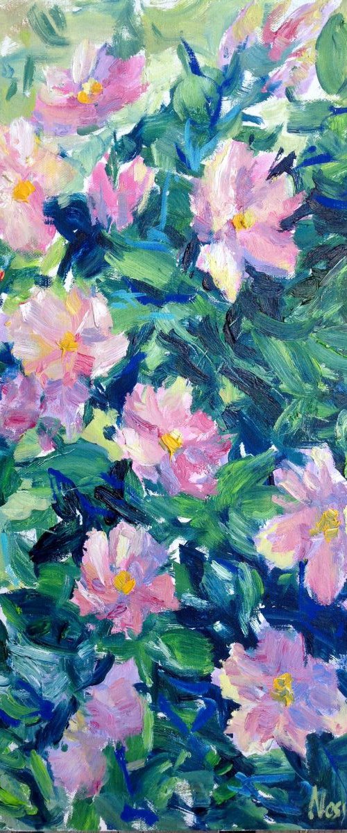 Wild roses by Nataliia Nosyk