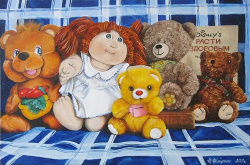Teddy Bear Parade, Toy Story Kids Room Decor by Natalia Shaykina