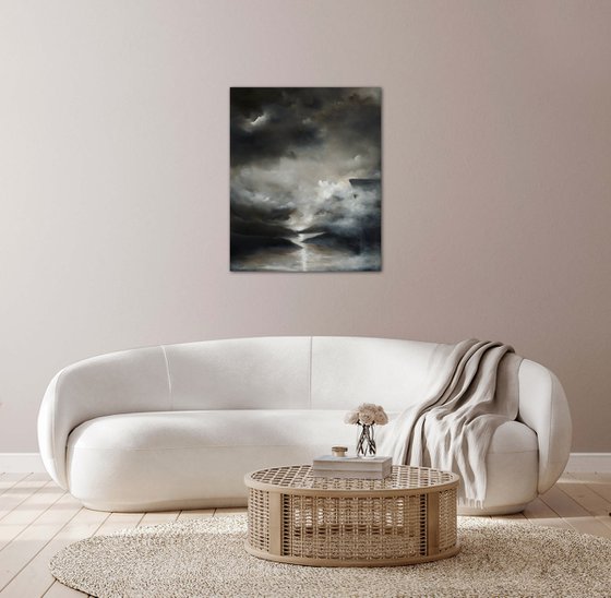 Moonrise Over Norway