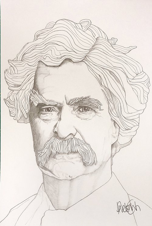 Mark Twain by Paul Nelson-Esch