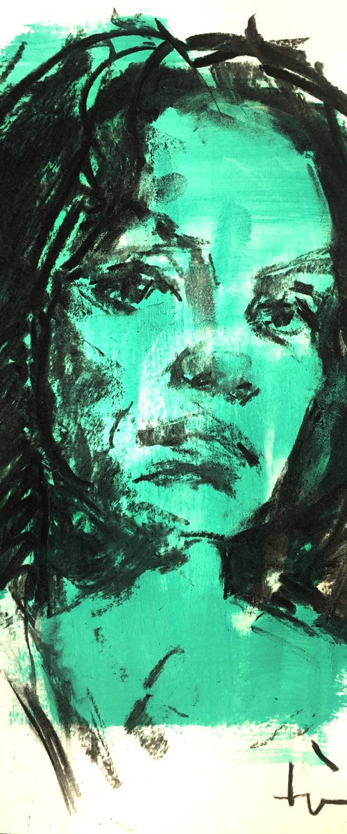 Turquoise Tina by Dominique Dève