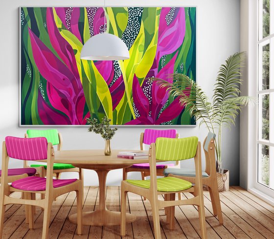 Tropical Leaves Dance #8