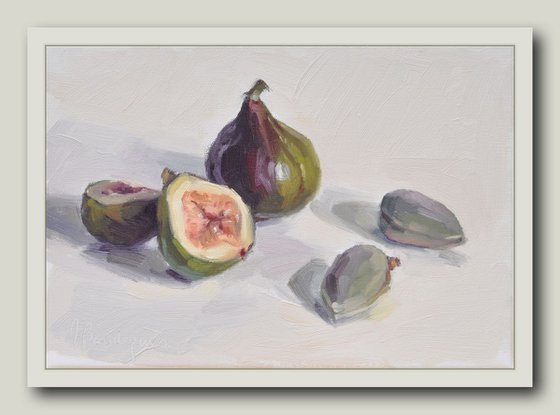 Figs and green almonds