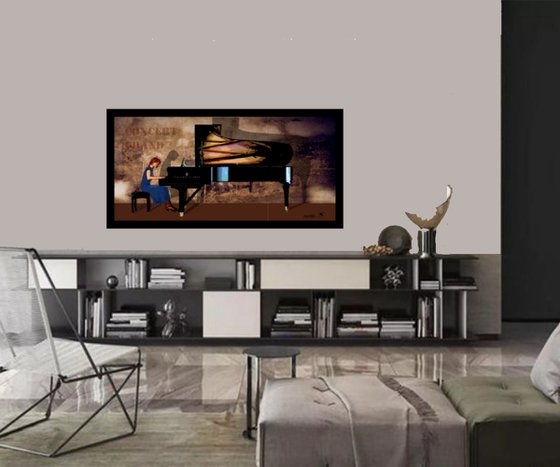 CONCERT GRAND 5... 44"x22"