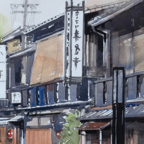 Hanami-koji Lane in Gion, Around 2012