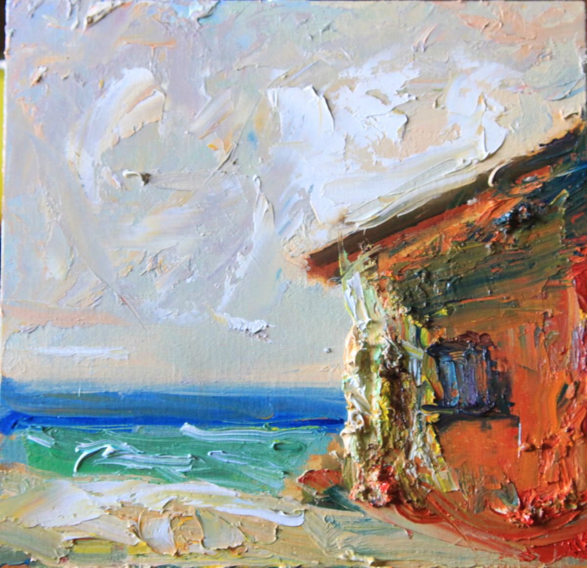 House by the sea by Eugenia Lebedenko