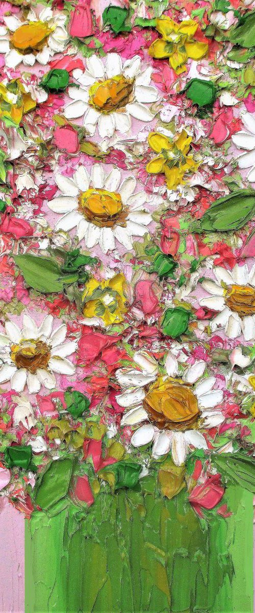 Daisies and blossom by Paige Castile