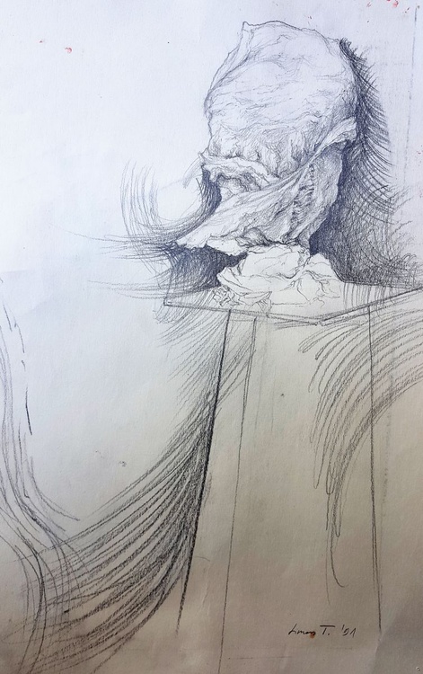 Hidden Face Pencil Drawing By Simon Tunde Artfinder