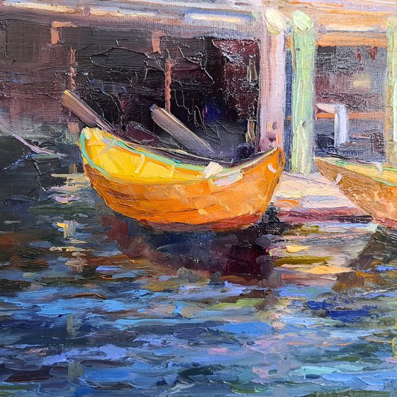 Lunenburg dories (16x20x1.5")