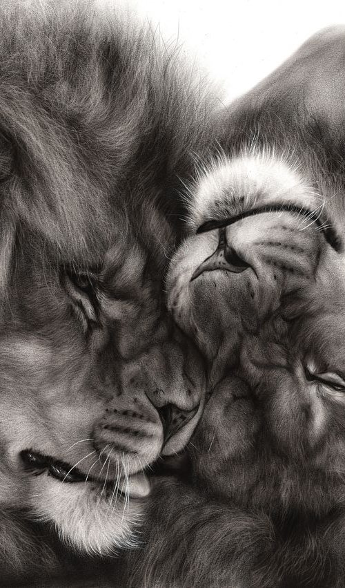 Touching Moment by Danguole Serstinskaja