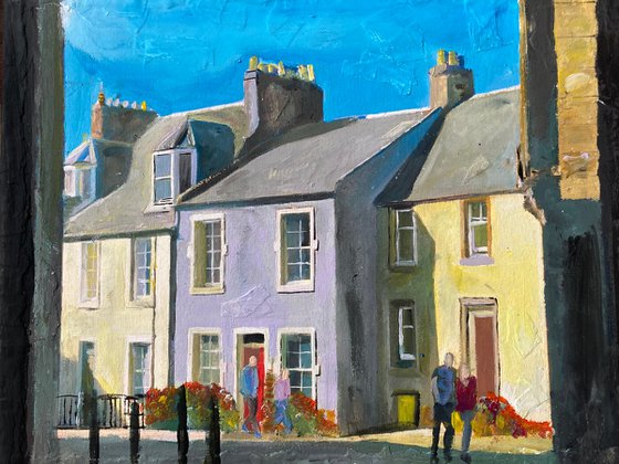 Scottish Houses In The Sun