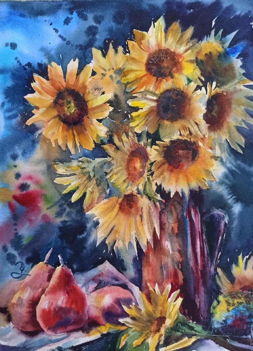 Sunflowers by Olga Drozdova
