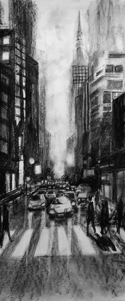 NEW YORK - MANHATTAN AT DUSK by Nicolas GOIA