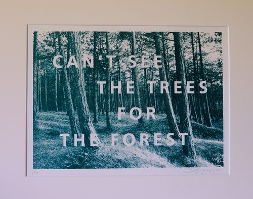 Can't see the trees for the forest by Lene Bladbjerg