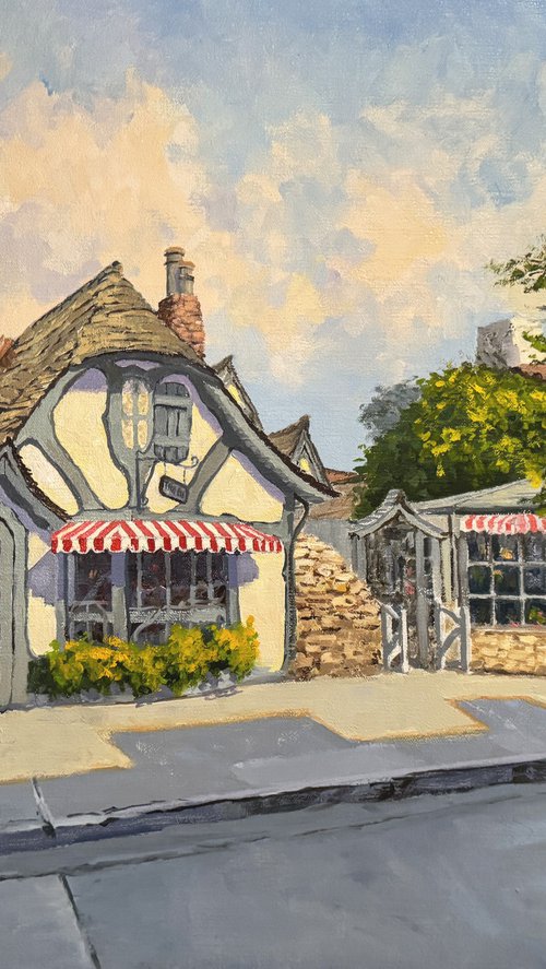 Teatime At Tuck Box In Carmel by Tatyana Fogarty