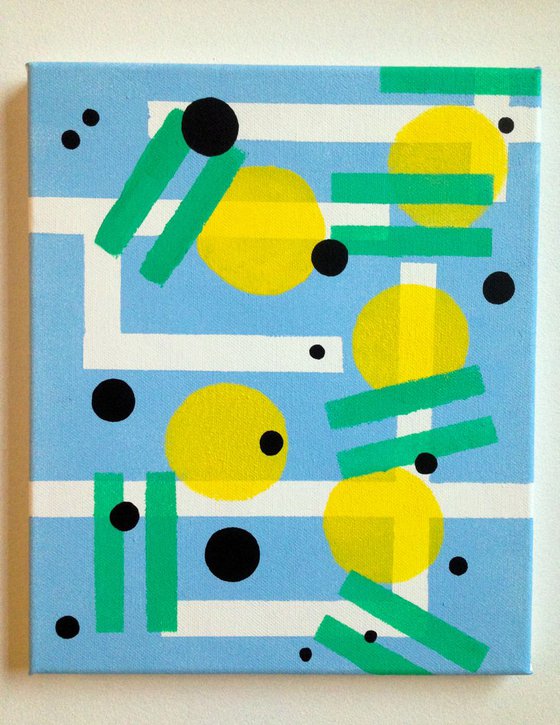 Abstract 4 Acrylic On Canvas