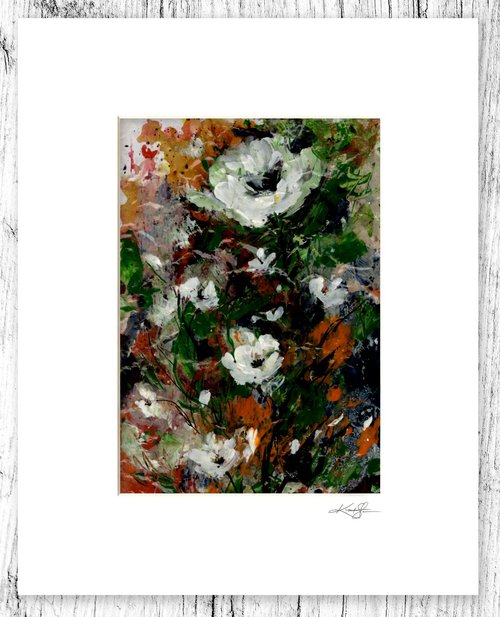 Floral Bliss 15 - Abstract Flower Painting by Kathy Morton Stanion by Kathy Morton Stanion