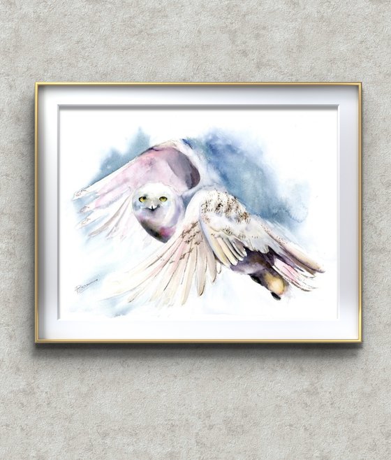 Flying Polar Owl