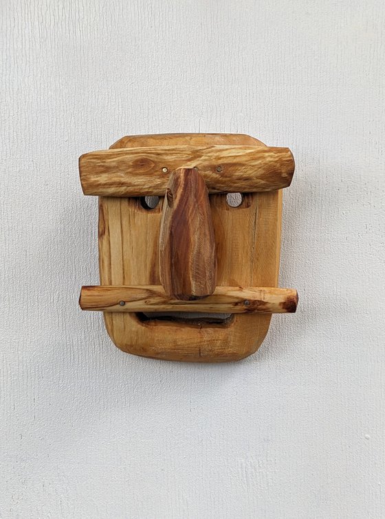 Small wooden mask