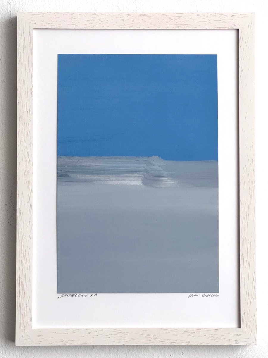 Winter Sky 4 By Katrin Roth, 8 X 12, Artwork For Sale On Artfinder