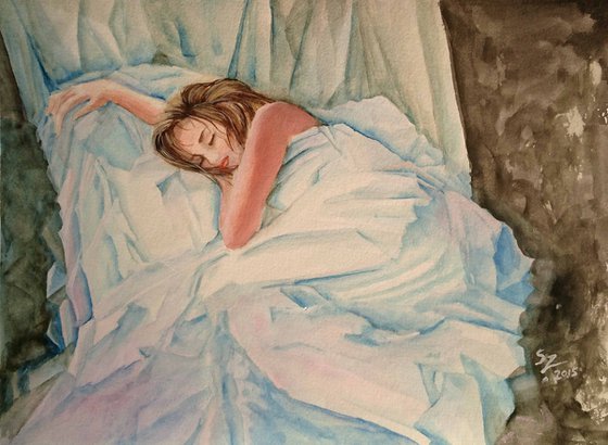 Sleeping woman