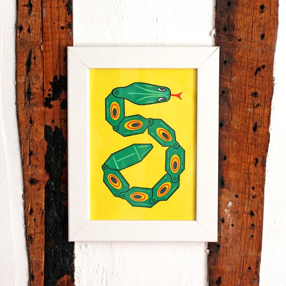 Wiggly Plastic Snake Toy