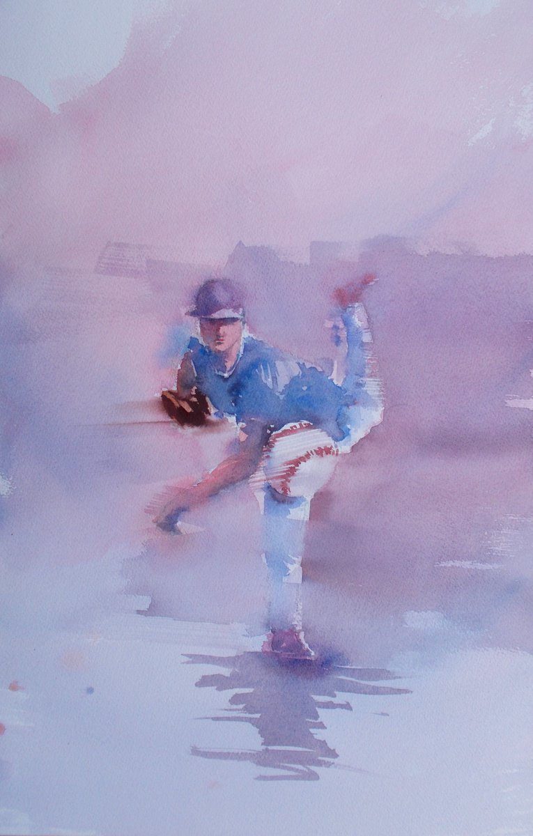 baseball player 17 by Giorgio Gosti