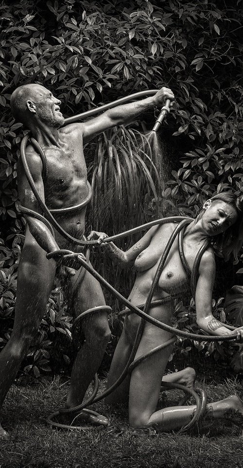 The Laocoons - Art Nude by Peter Zelei